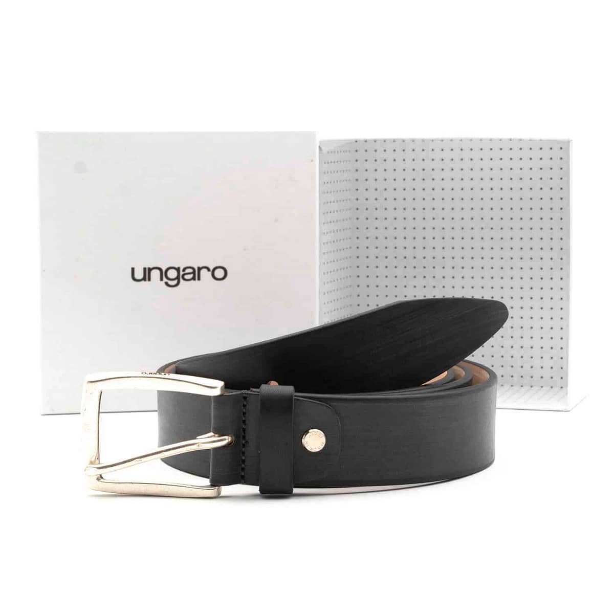 Cintura da uomo in pelle granulata Ungaro