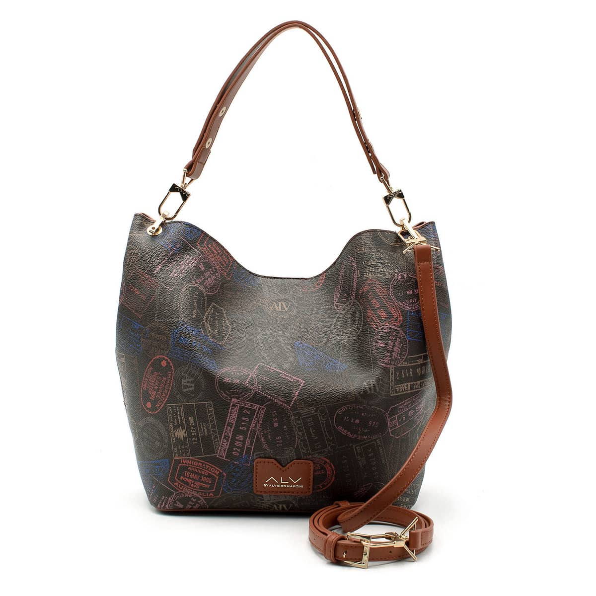 Borsa a spalla con tracolla ALV by Alviero Martini