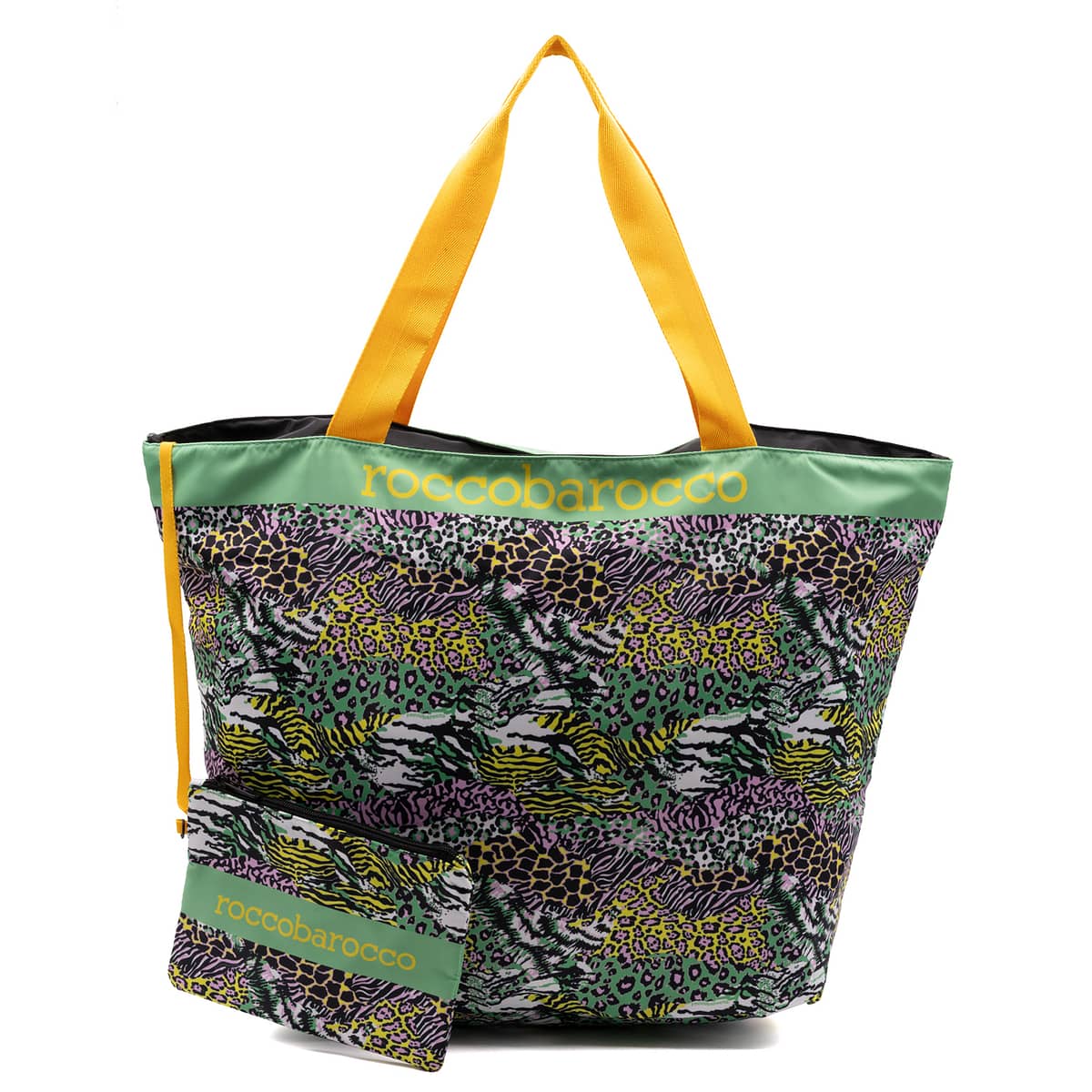 Borsa shopping da mare Animalier Roccobarocco